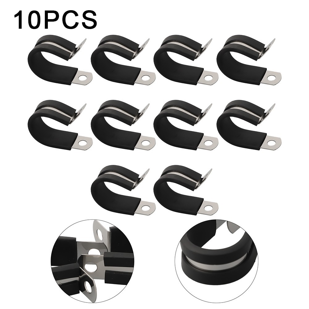 Rubber Lined P Clips Rubber Pipe Clamps 50mm R Types Of Hose Clamps