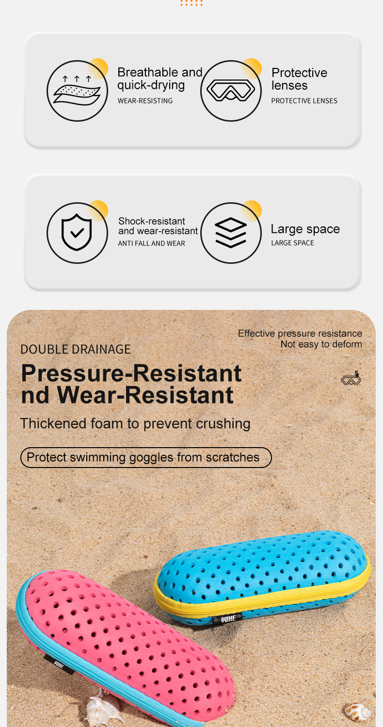 FYNN Goggle Swimming Storage Box Fashion Portable Fast Water Filtration ...