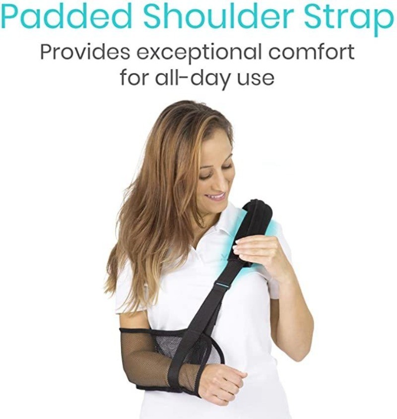 Arm Fixer Mesh Breathable Adjustable Arm Support Strap Arm Shoulder ...