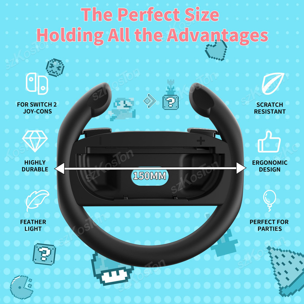 Lmcpa Steering Wheels for Nintendo Switch 2 (2025), Racing Wheels for ...