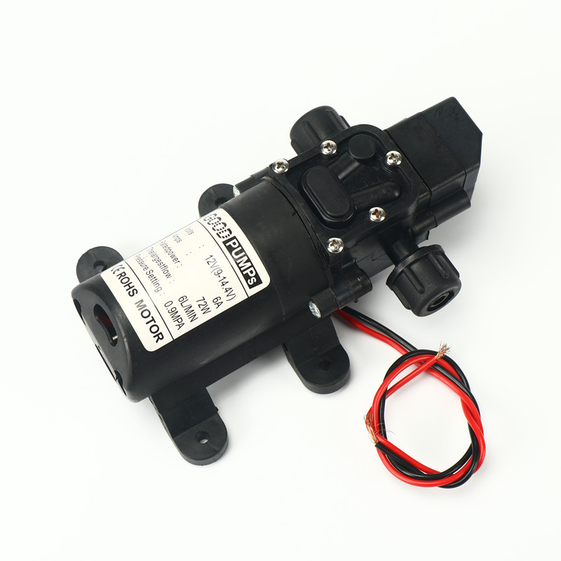 2Pack 130PSI High Pressure 12V RV Water Pump – 500 GPH Self-Priming Diaphragm Pump