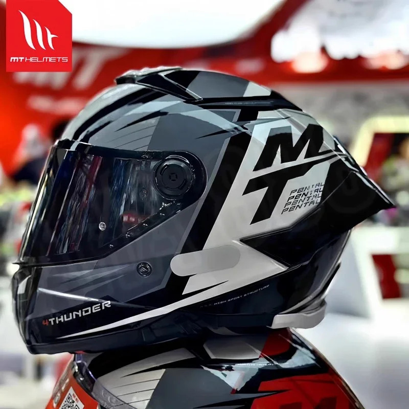 MT ECE DOT Approved Retro Helmet THUNDER4 SV Motorcycle Full Helmet Men ...