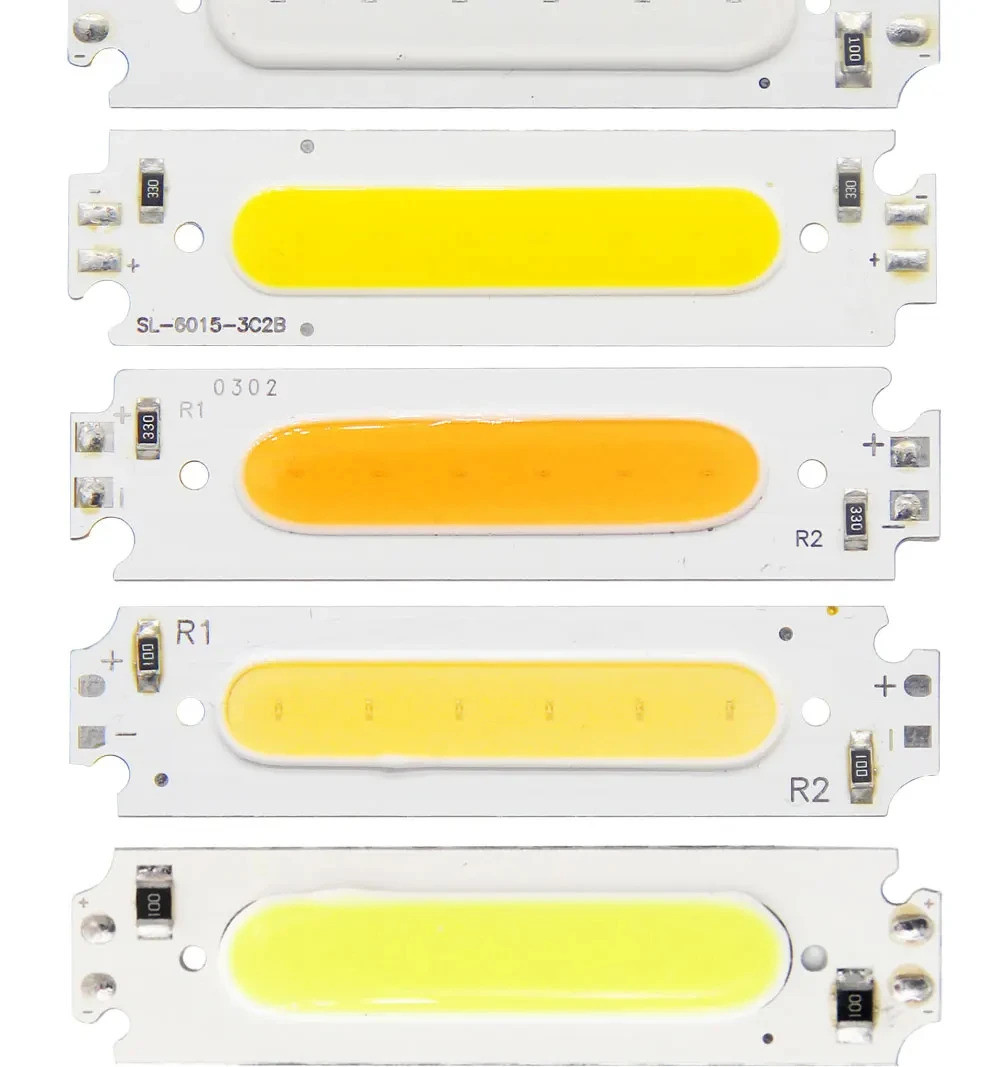 60*15mm LED 12V chip cob 2W COB LED Strip Light Source Bar Lamp DIY USB ...