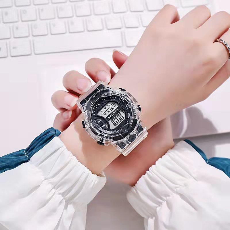 Student Watch Transparents Strap Watch for Student Boys Girls School ...