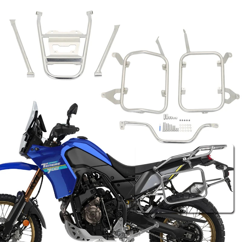 For Yamaha Tenere 700 Panniers Rack Frame Saddlebag Side Bracket Top ...