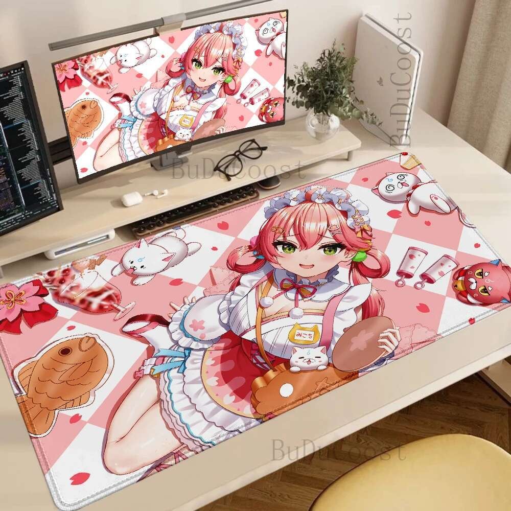 Best Sellers Sakura Miko Anime electronic sports Rubber Mouse pad ...
