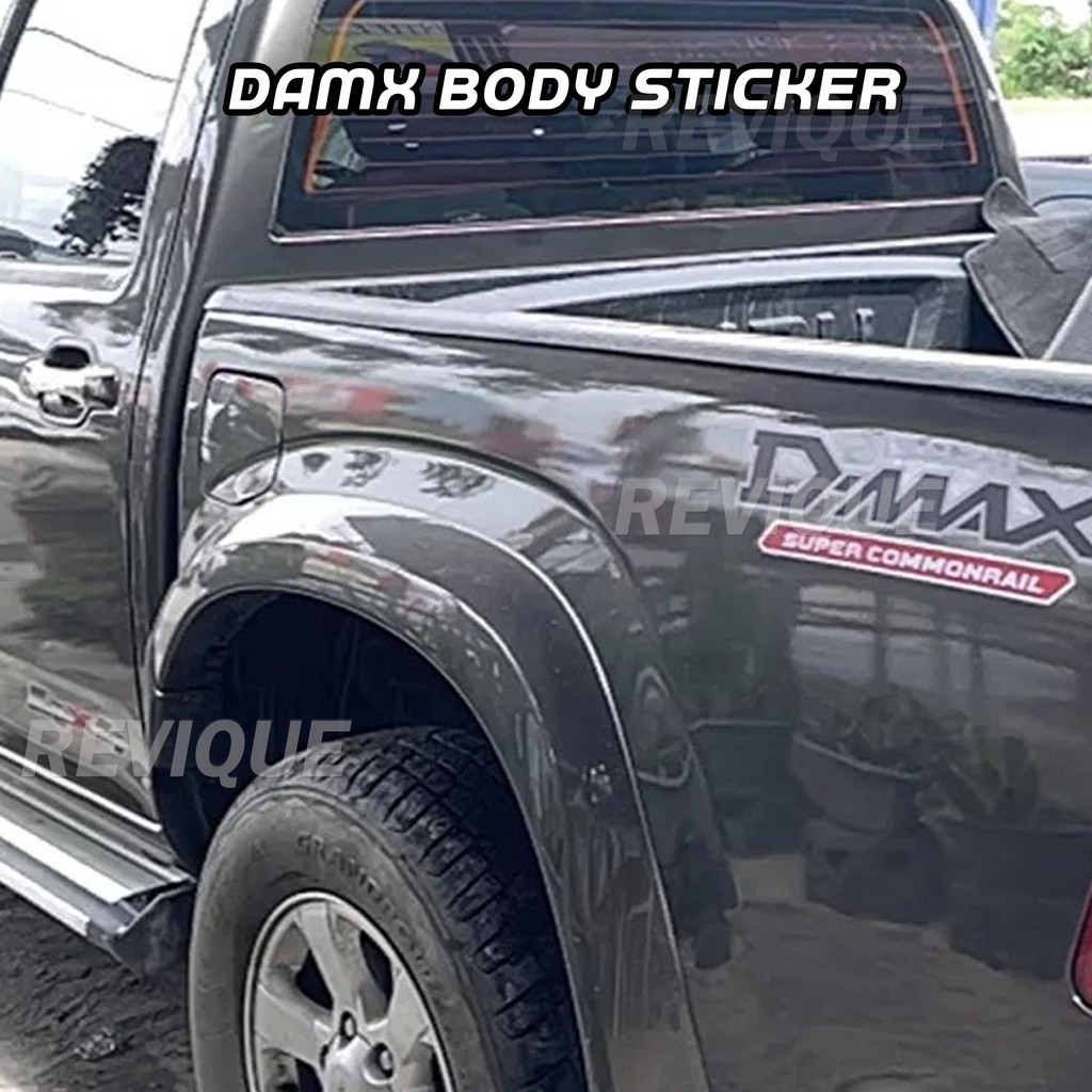 ISUZU DMAX Body Sticker 4x4 Super Commonrail Car Decal [Set] | Shopee ...