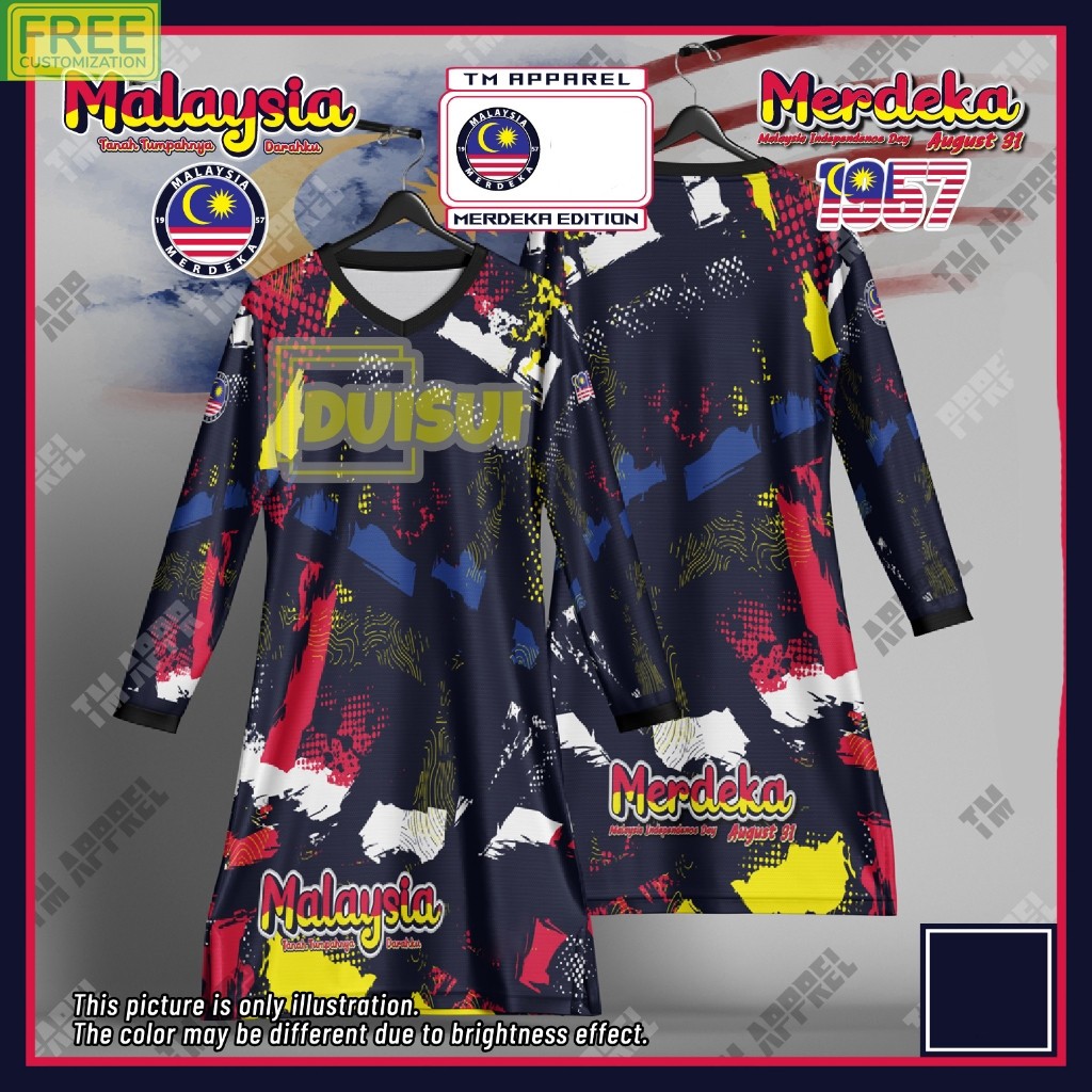MERDEKA 2025 FULL SUBLIMATION Muslim | Shopee Malaysia