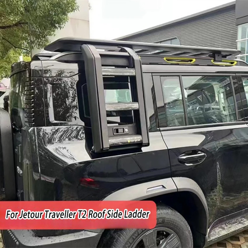 For Jetour Traveller T2 Side Ladder Off-road Car Modify Roof Side ...