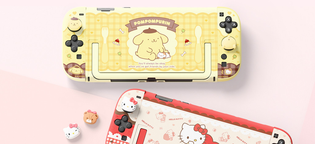 Geekshare Sanrio Kuromi HelloKitty Theme Protective Case for Nintendo ...