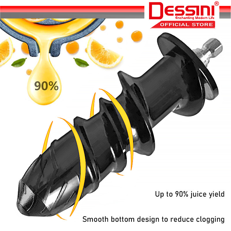DESSINI ITALY Electric Citrus Fruit Juicer Squeezer Blender Grinder ...