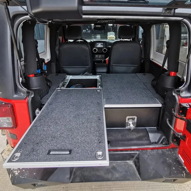 4x4 Interior Accessories Custom SUV trunk Auto Storage Cargo Twin ...