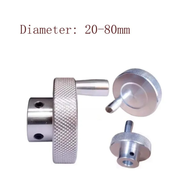 1pc CNC Lathe Milling Machine Hand Wheel Handle Dia 20~80mm Mechanical ...