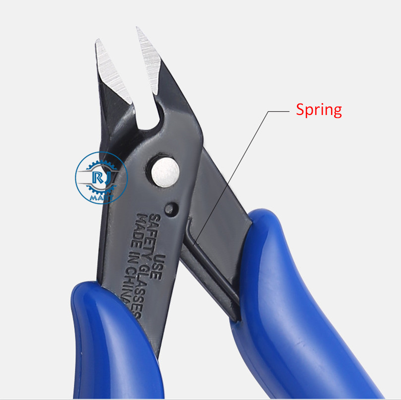 Precision Mini Wire Cutters with Spring, 5-Inch Flush Cutting Pliers ...