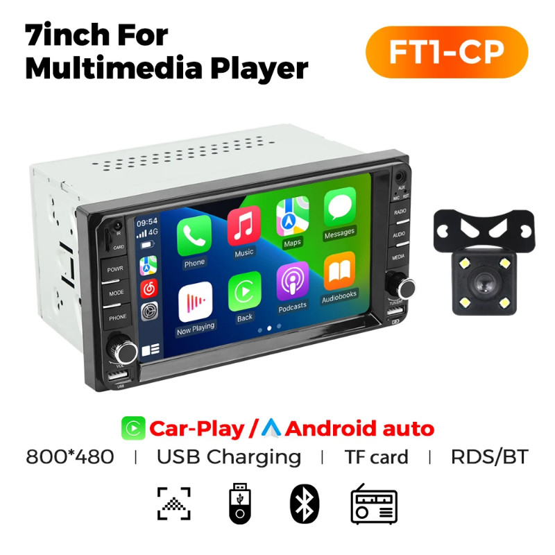 MEKEDE 2din MP5 Car Radio Universal Multimedia 7 inch HD Touch Screen ...