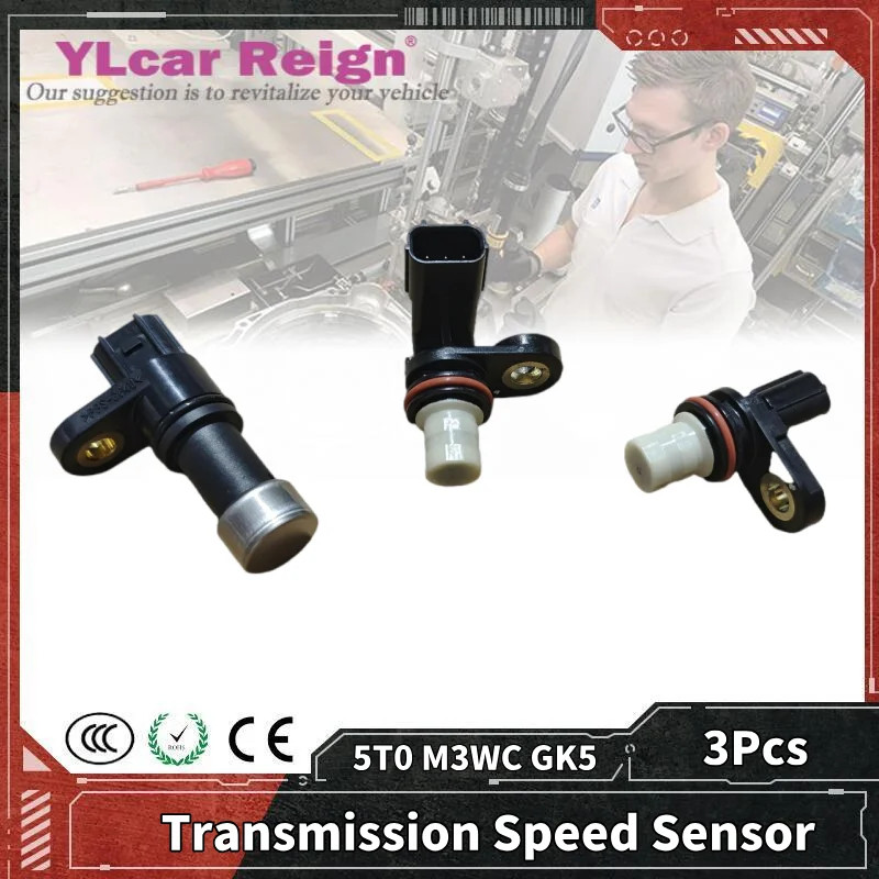 3Pcs 5T0 M3WC GK5 CVT Automatic Transmission Gearbox Speed Sensor 28810 ...