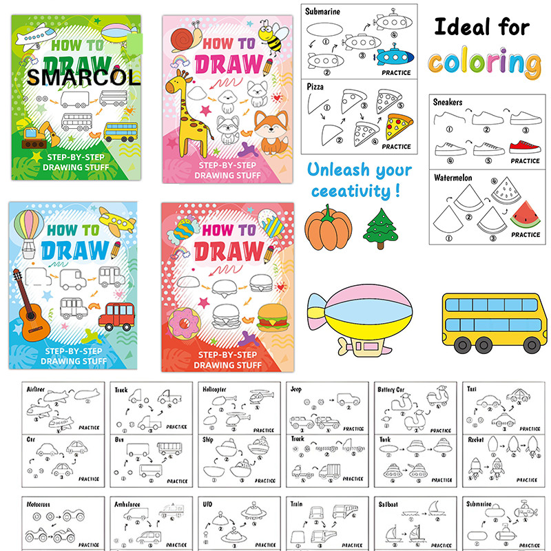How To Draw Book Simple And Easy Drawing Book Cartoon Fun Doodles ...