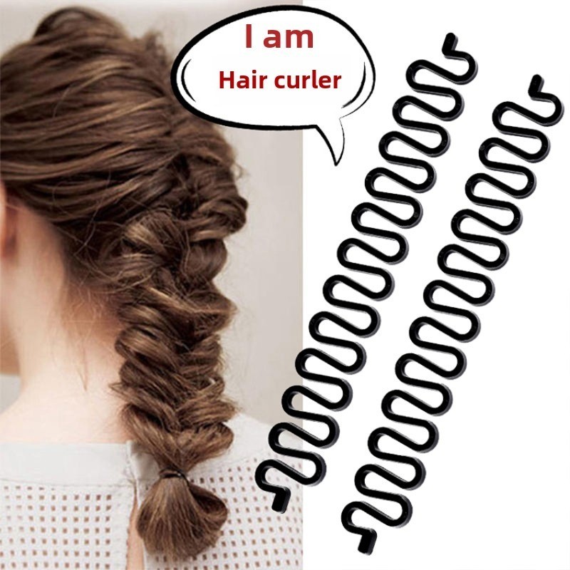 Fishbone braid lazy braided hair artifact centipede braid hair tool ...