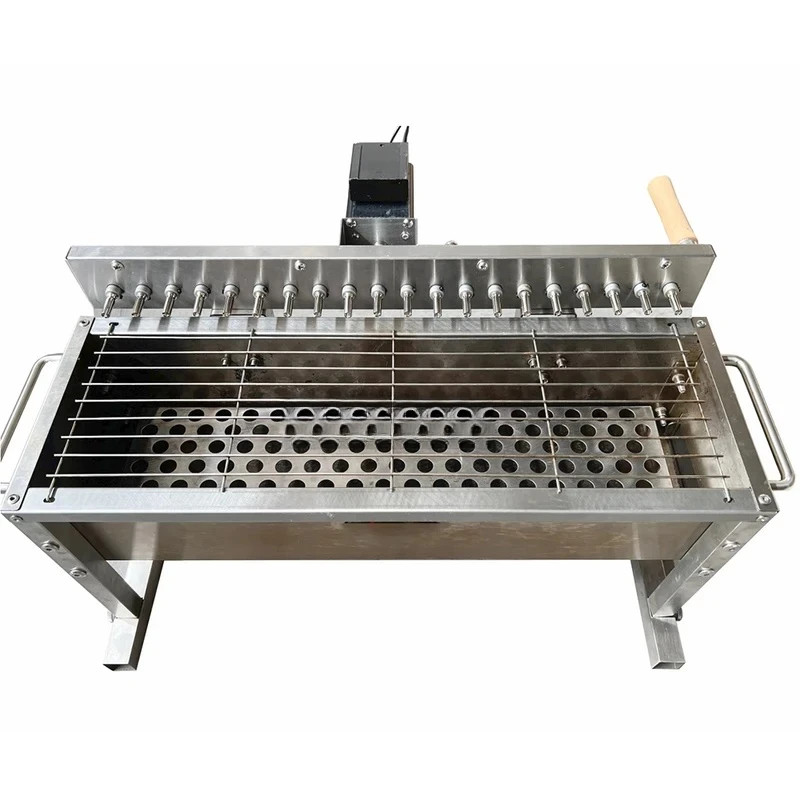 Automatic Flip Barbecue Stove Camping Rotating BBQ Machine Outdoor ...