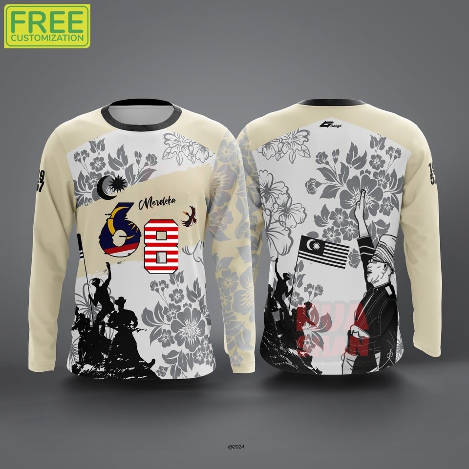 Malaysia 68th Merdeka 2025 Design Sublimation Jersey | baju merdeka ...