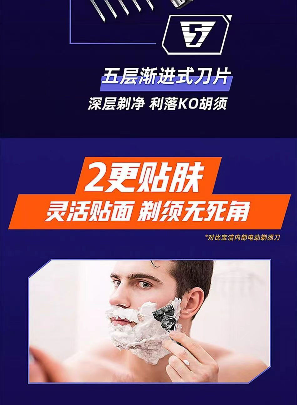 【Ship From Kuala Lumpur】刮鬍刀 剃鬚刀 手動刮鬍刀 German Quality Razor Manual Razor ...