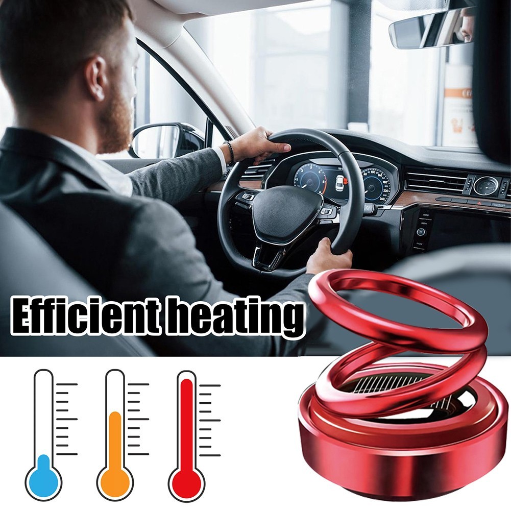 Clearance Sale Portable Heater Solar Rotating Decorative Car Portable ...