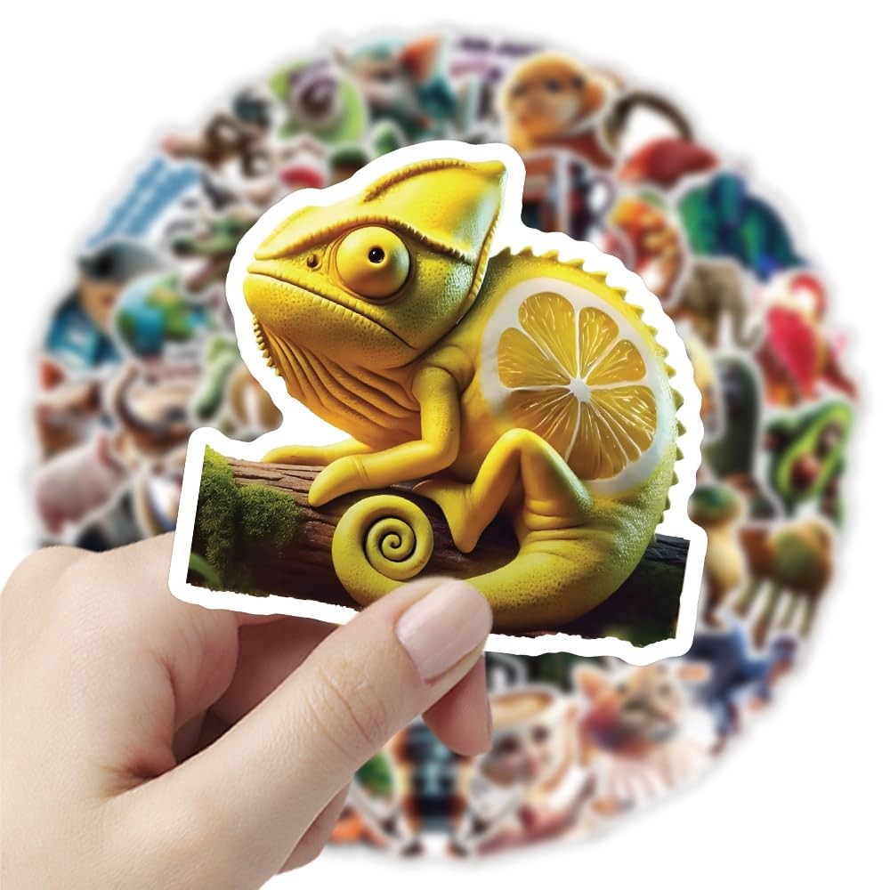 50/100Pcs Abstract Animal Stickers Tung Tung Sahur Italian Brainrot ...