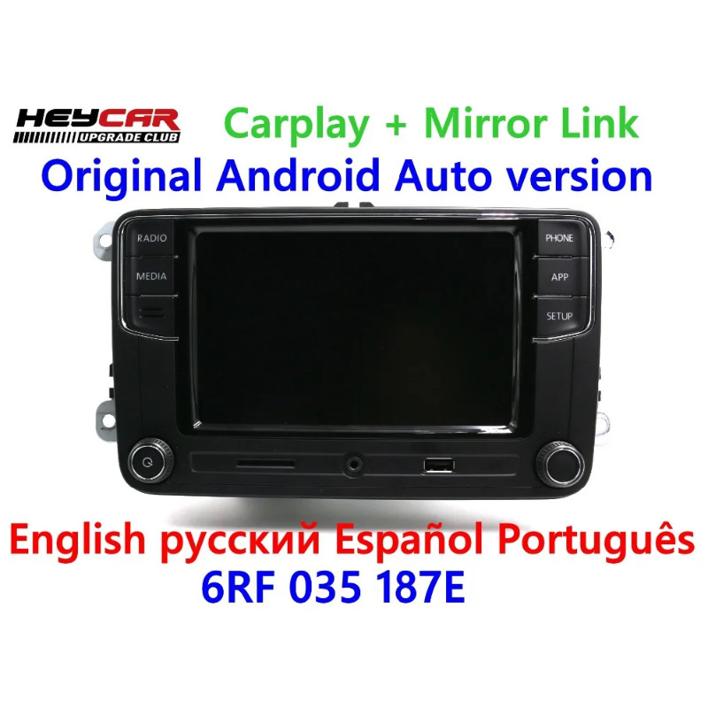 Android Auto CarPlay APP R340G RCD330 RCD330G Plus Car Radio For VW ...