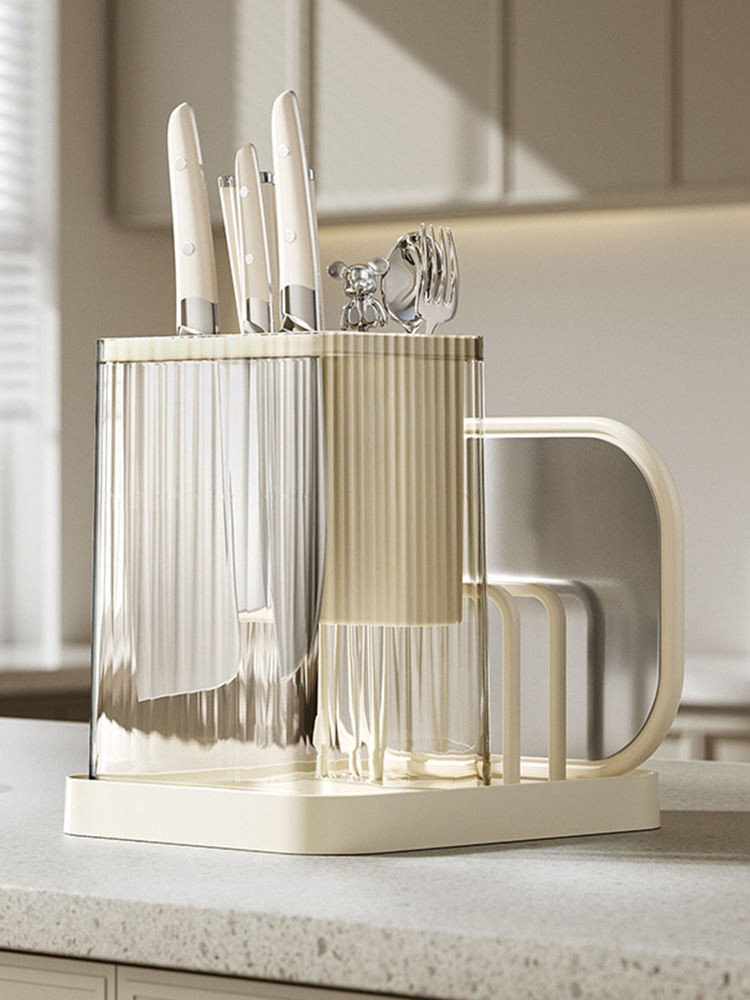 Kitchen Knife Rack Storage Rack Multi-function Kitchen Knife Chopstick ...