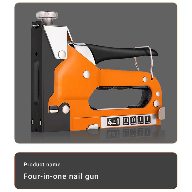 Heavy Duty Tacker 4 In 1 Multitool Nail Staple Gun Stapler Stapling ...