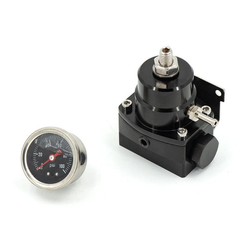 Racing Car Universal Adjustable Fuel Pressure Regulator With Gauge fpr ...