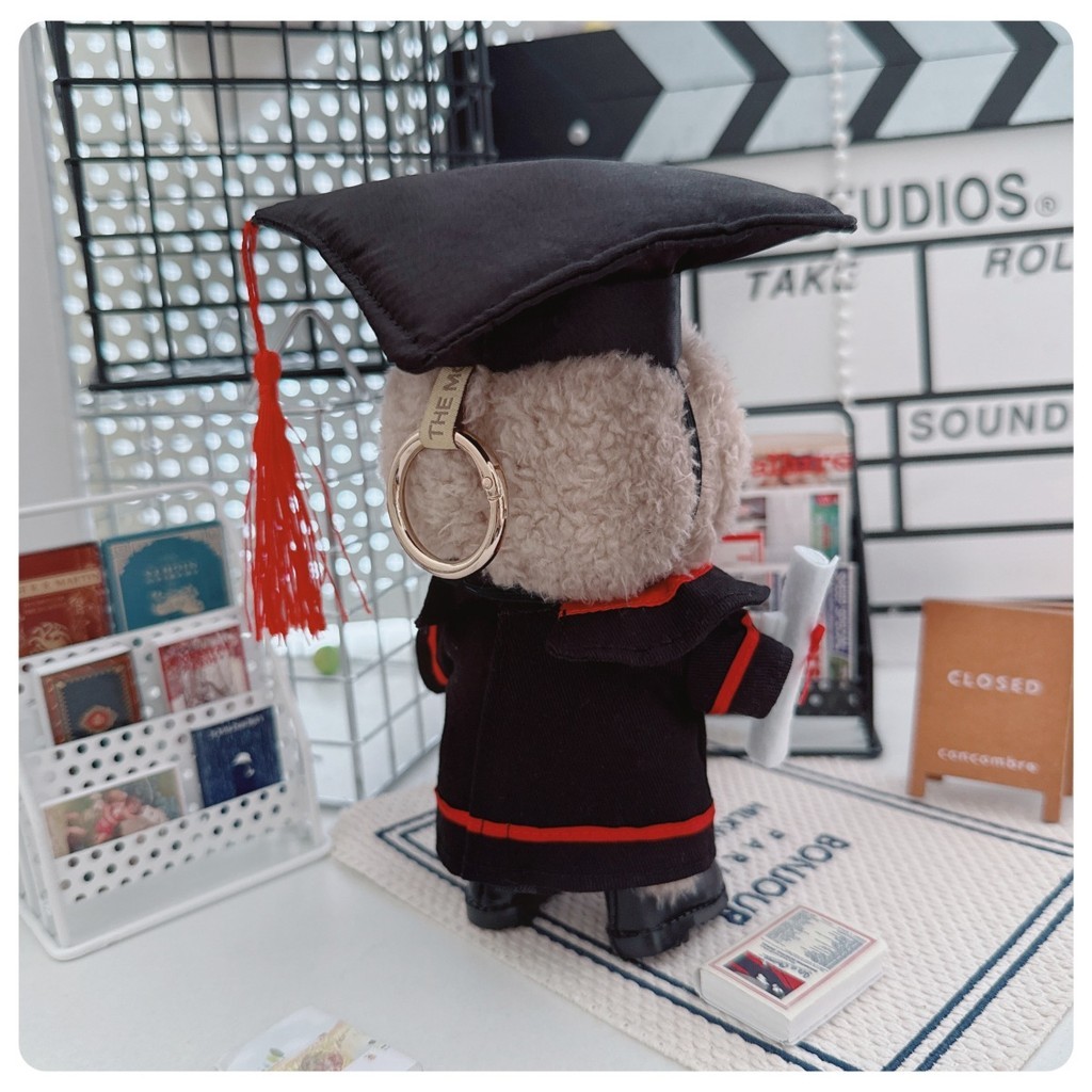 CF (No dolls) For 17cm labubu v1/v2/v3 baby clothes season set Bachelor ...