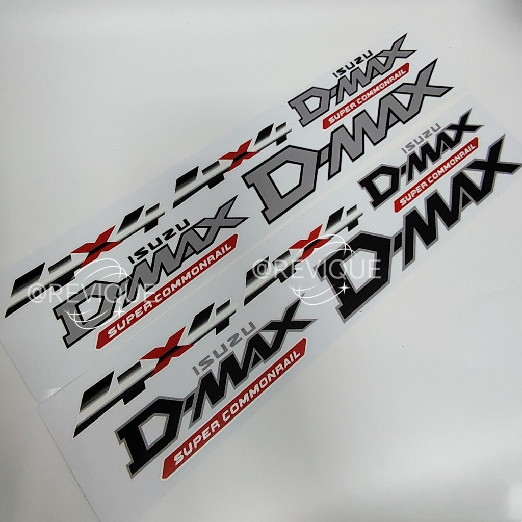 ISUZU DMAX Body Sticker 4x4 Super Commonrail Car Decal [Set] | Shopee ...