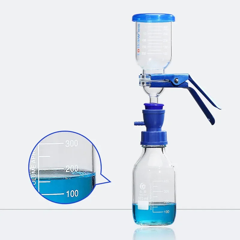 Solvent Filtration Apparatus Set 500mL Glass Sand Core Vacuum Filter ...