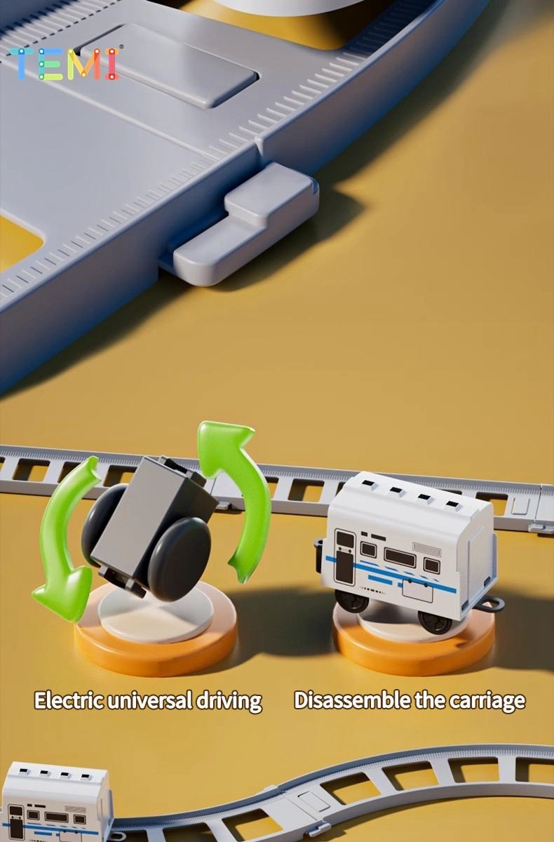 TEMI 6 Sections Children Electric High-Rail Harmony Simulation ...