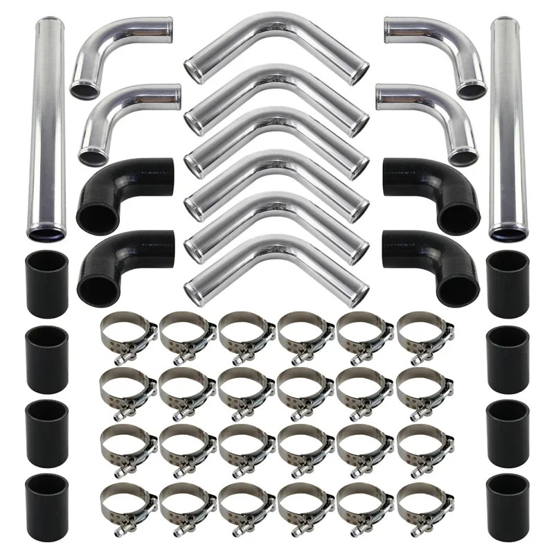 Universal Intercooler Pipe Kit (3") 76mm - 8 Pc Silicon - Foto 6