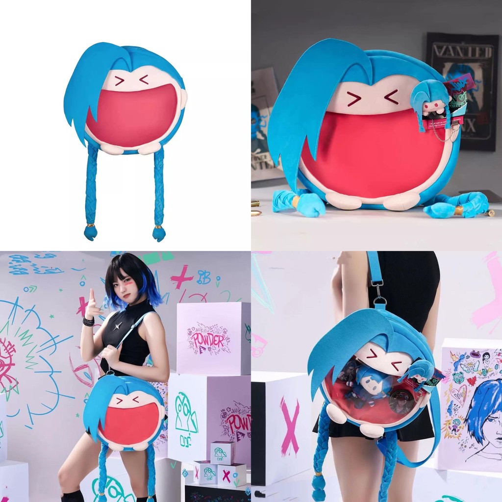 War Dual City Jinx Plush Backpack With Splice Design And Arc Shoulder ...