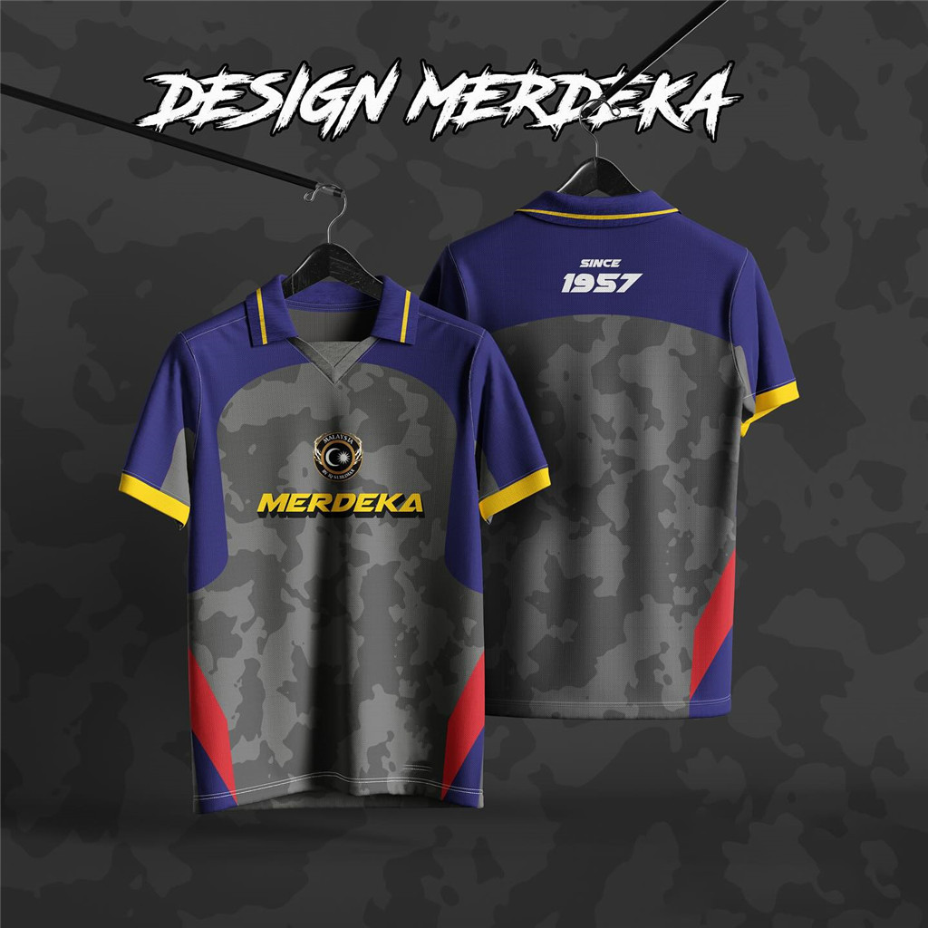 【FREE CUSTOMIZATION】Malaysia 68th Merdeka 2025 Design Sublimation ...