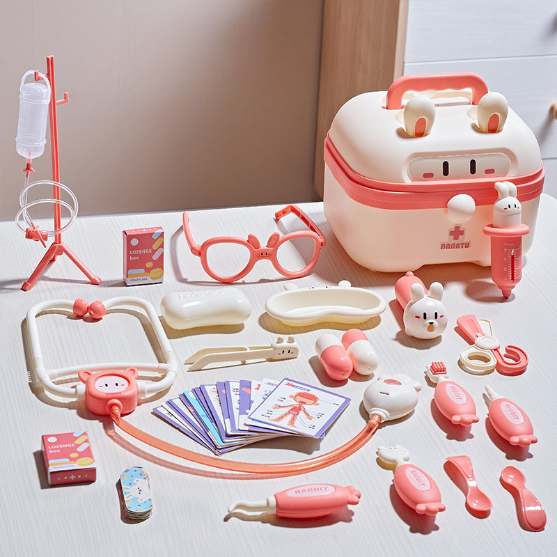 Children'S Doctor Toy Playhouse Set Nurse Receives Injections Pretend ...