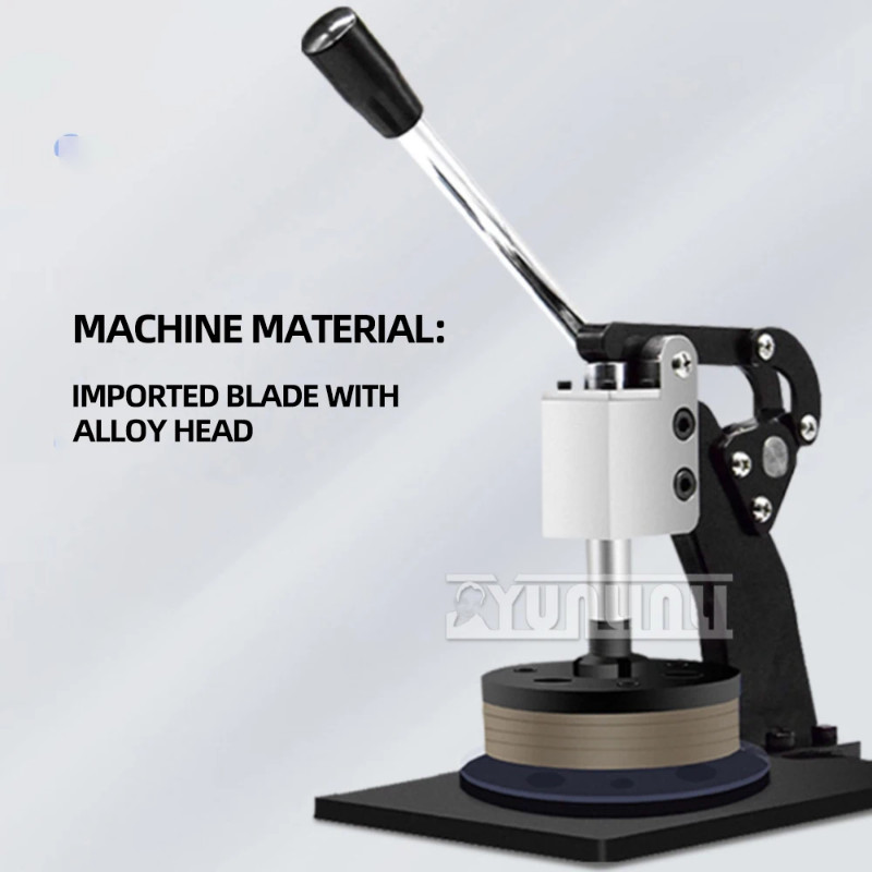 Manual Round Sample Cutting Machine Hand Press Disc Textile Fabric ...