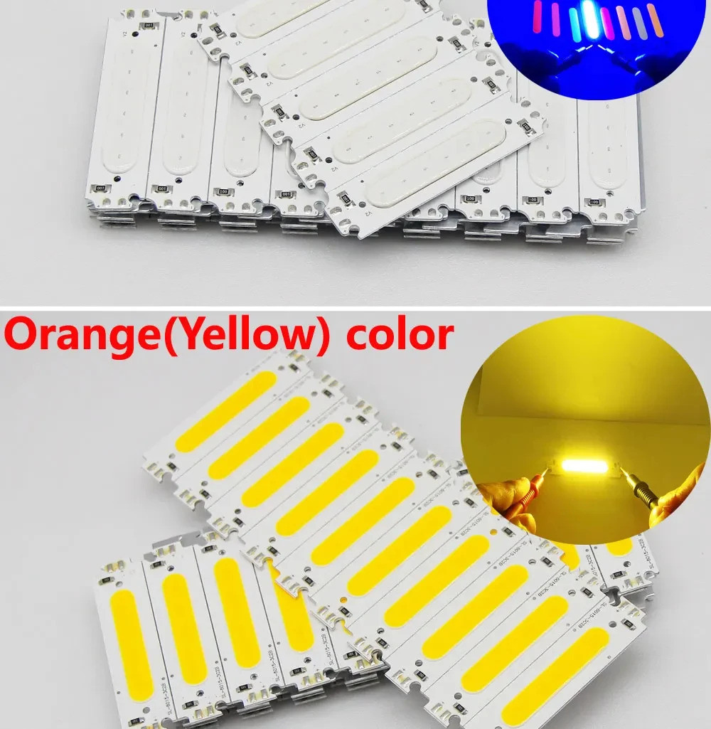 60*15mm LED 12V chip cob 2W COB LED Strip Light Source Bar Lamp DIY USB ...