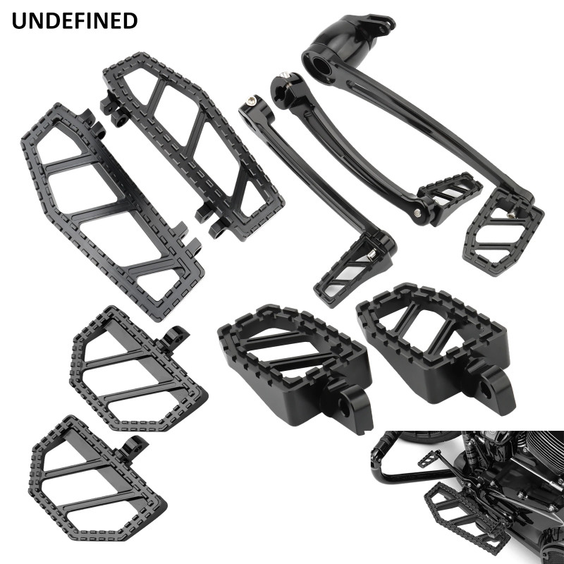 CNC Phantom Foot Pegs & Brake Shifter Set For Harley Touring Road Glide Softail