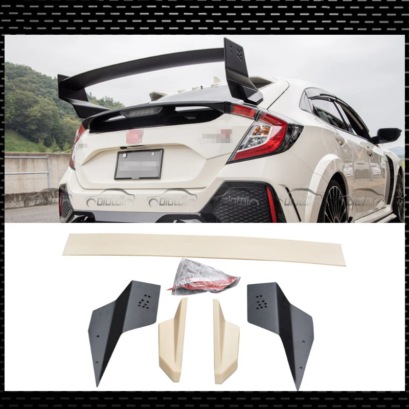 ABS Rear Spoiler Trunk Wing For Honda Civic 10TH FK7 FK8 Hatchback 5DR ...