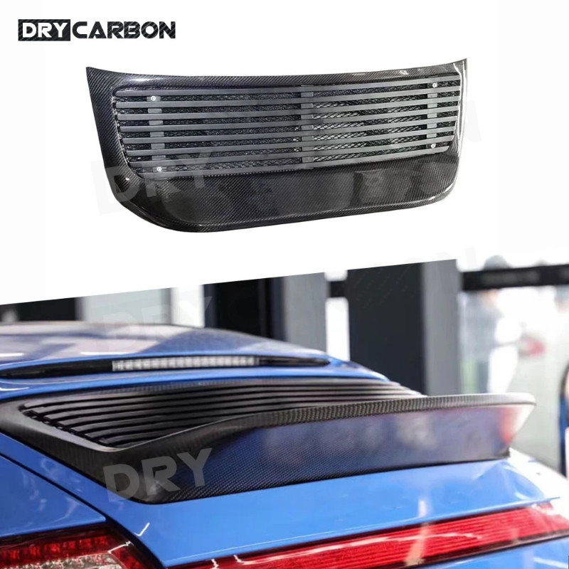 Dry Carbon Fiber Rear Spoiler Duck Wing Rear Trunk Lid Spoiler for ...