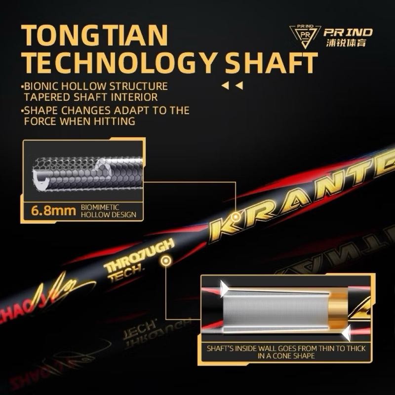 P.R IND Kranted 700 Badminton Racket 3UG5 / 4UG5 100%ORIGINAL Zhao Jun ...