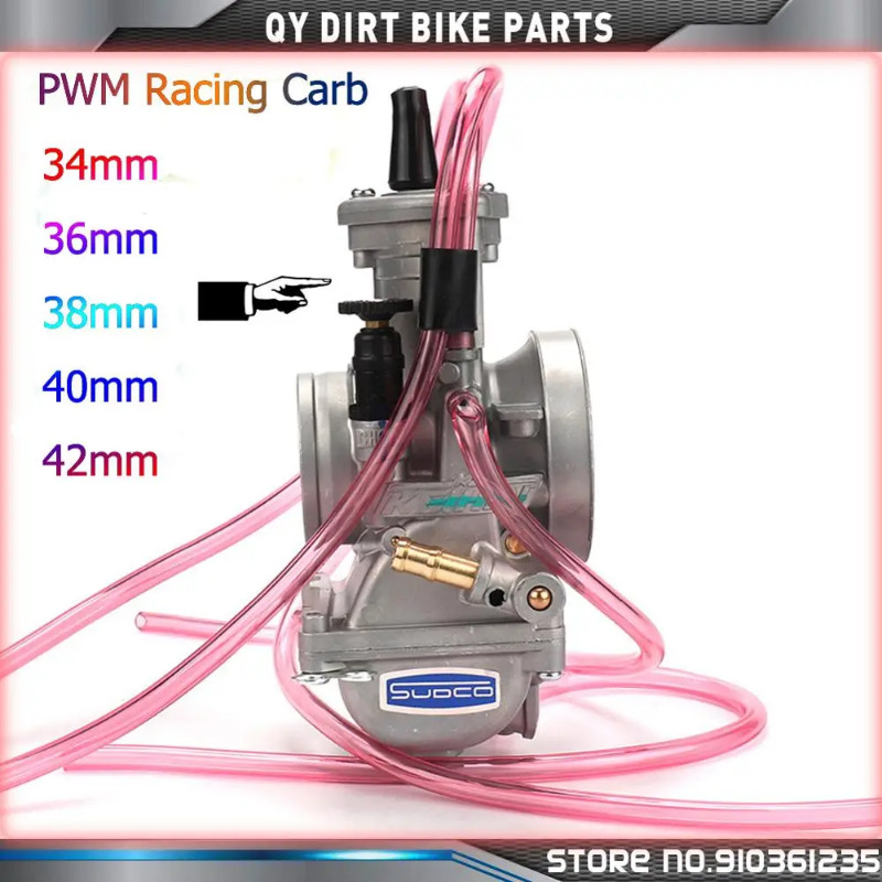 PWM 34 36 38 40 42mm For Keihin Carburetor Universal Shift Karts 2T ...