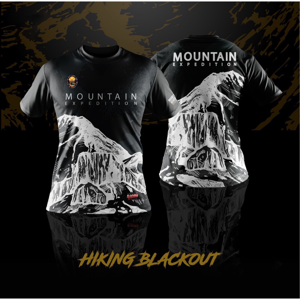 | hiking jersey baju hiking blackout edition | Shopee Malaysia