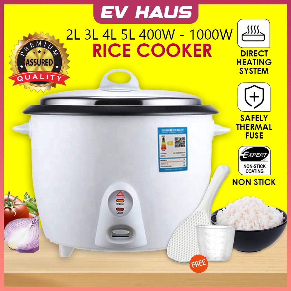 3L / 5L Stainless Steel Rice Cooker