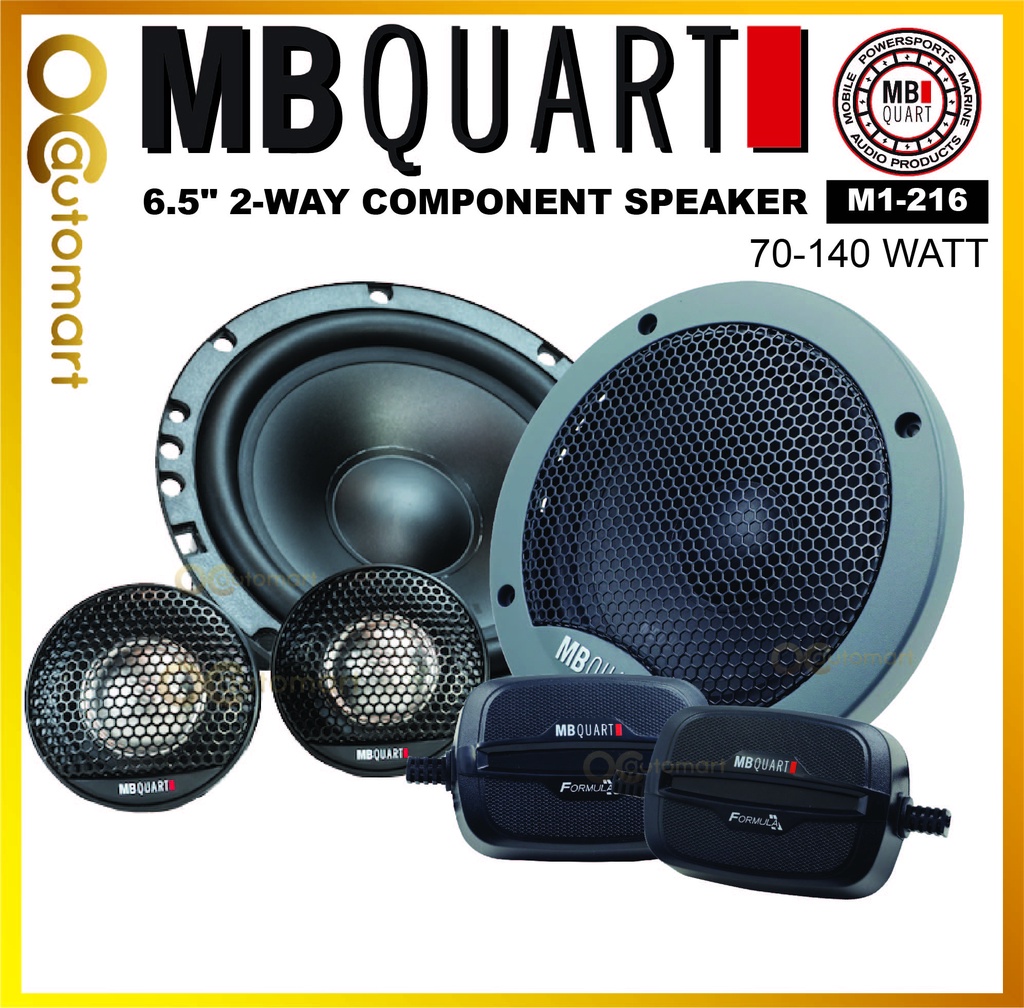 Mb quart best sale 6.5 component speakers