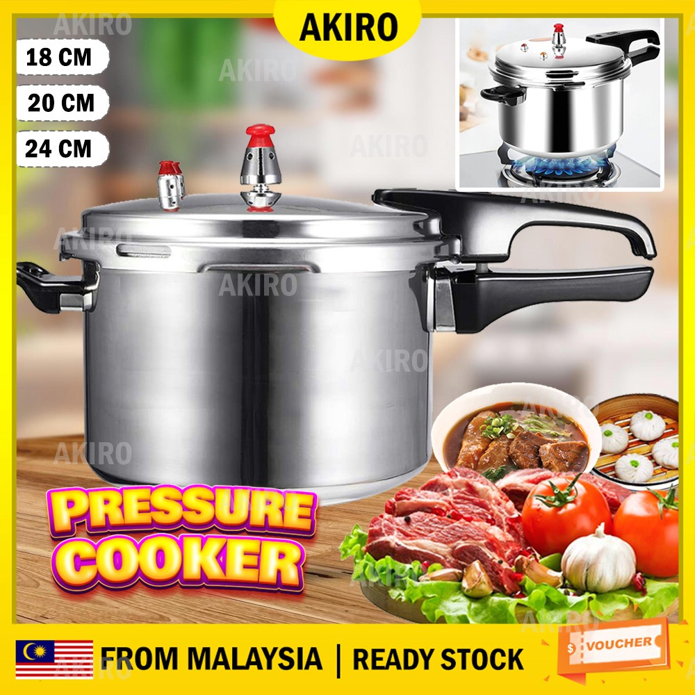 AKIRO High Quality HIGH Pressure Cooker FOOD-GRADE Aluminium Stove